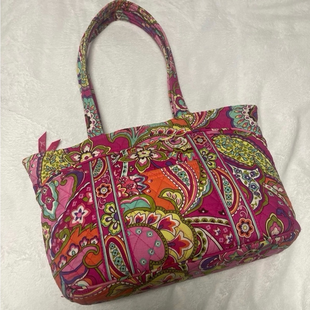 Vera Bradley Vibrant Paisley Shoulder Bag - Picture 2 of 15